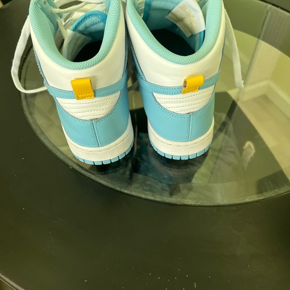 Nike mens retro high dunks -Blue chill and white - Picture 4 of 4